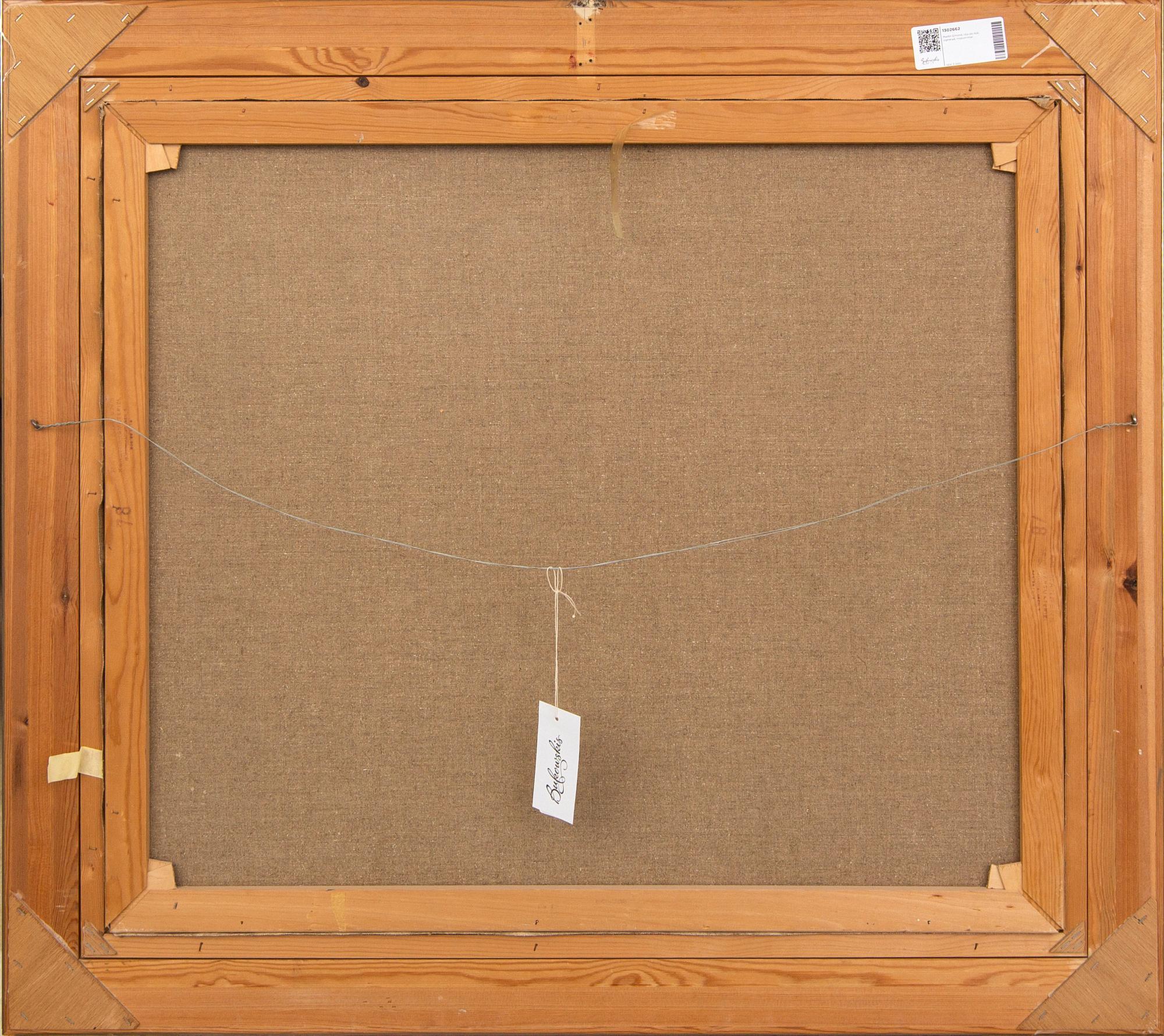 Einar Emland,  oil on canvas, signed.