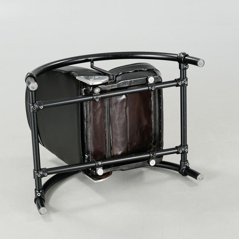 "Rover chair" by Ron Arad, One Off Ltd, London, 1980s.