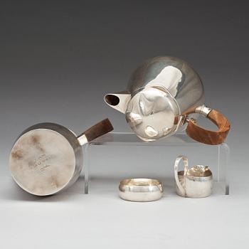 A Rey Urban 4 pcs sterling tea and coffee service, Stockholm 1959-1969.