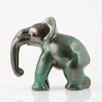 Allan Ebeling skulptur, elefant , lergods, Uppsala-Ekeby.