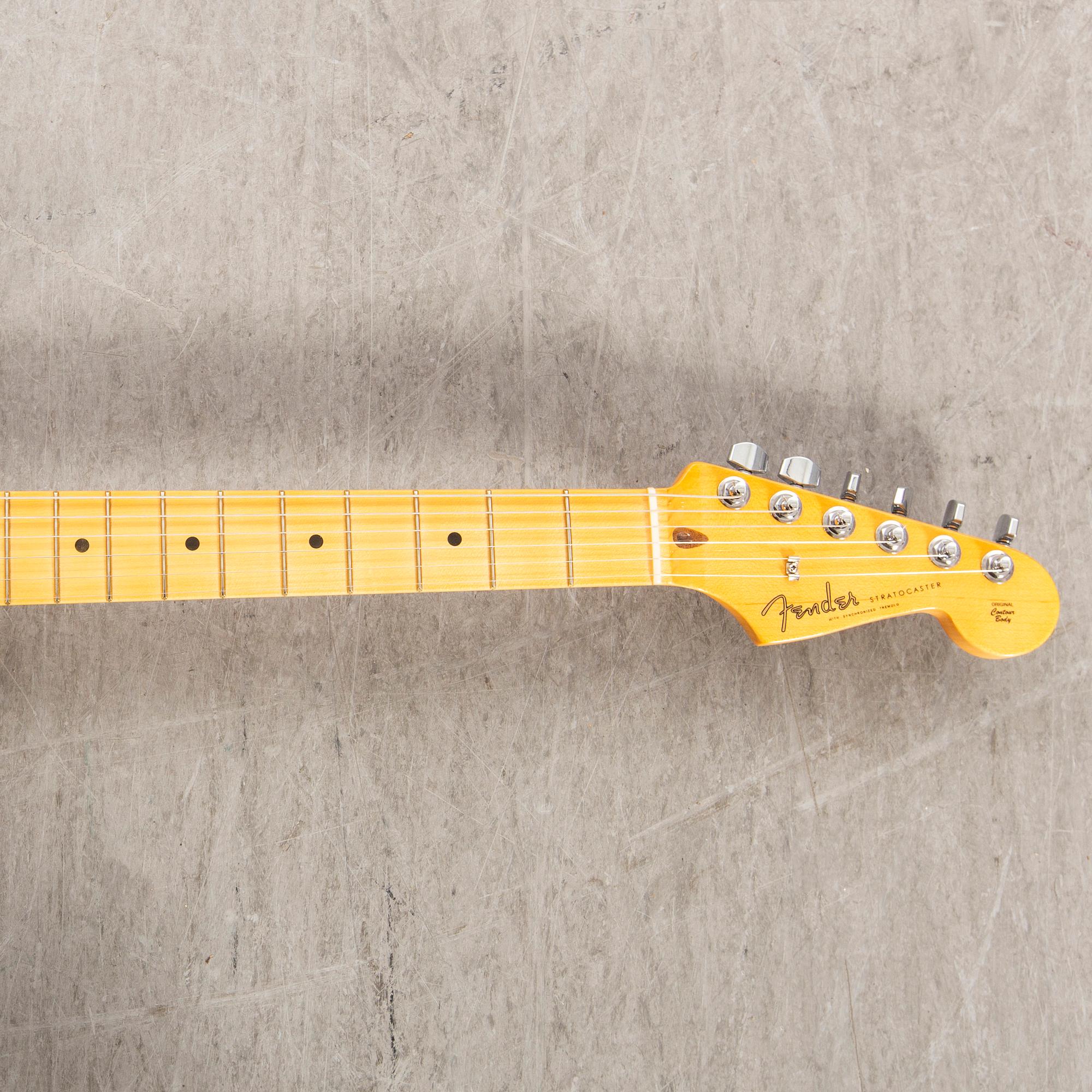 Electric guitar, Fender Stratocaster, Rarities Flame Koa Top, 2019.