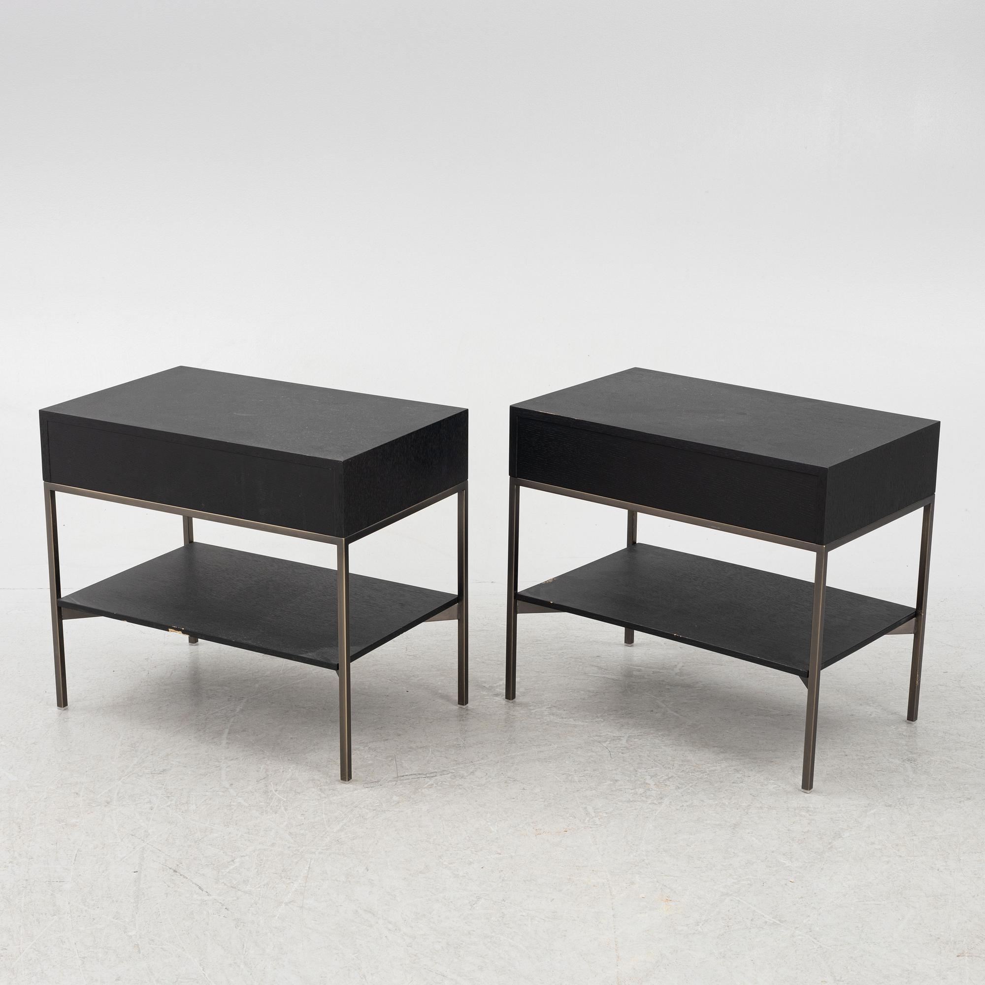 Antonio Citterio, sängbord, ett par, "Apta", B&B Italia Maxalto.