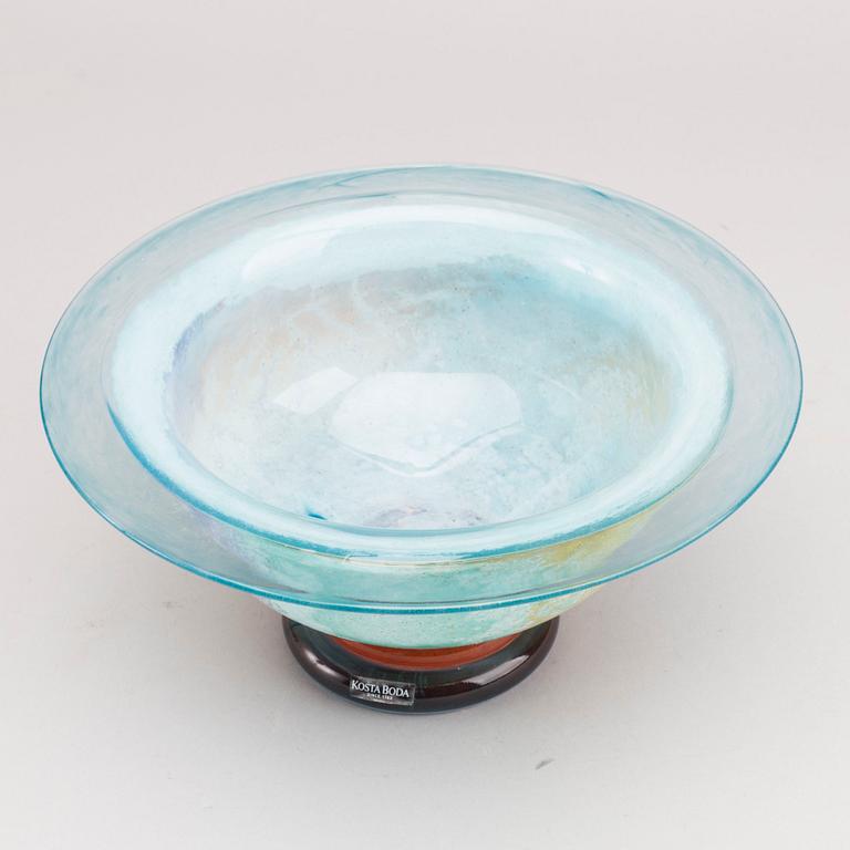 KJELL ENGMAN, a glas bowl, Kosta Boda,