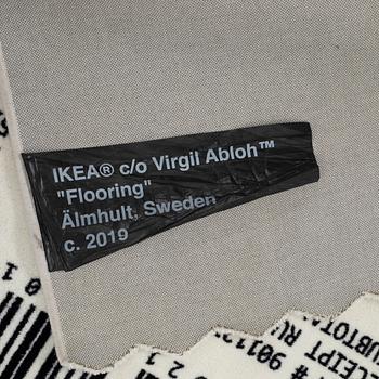 Virgil Abloh, matta "Kvitto", IKEA x Virgil Abloh, "MARKERAD" kollektion, ca 197 x 90 cm.