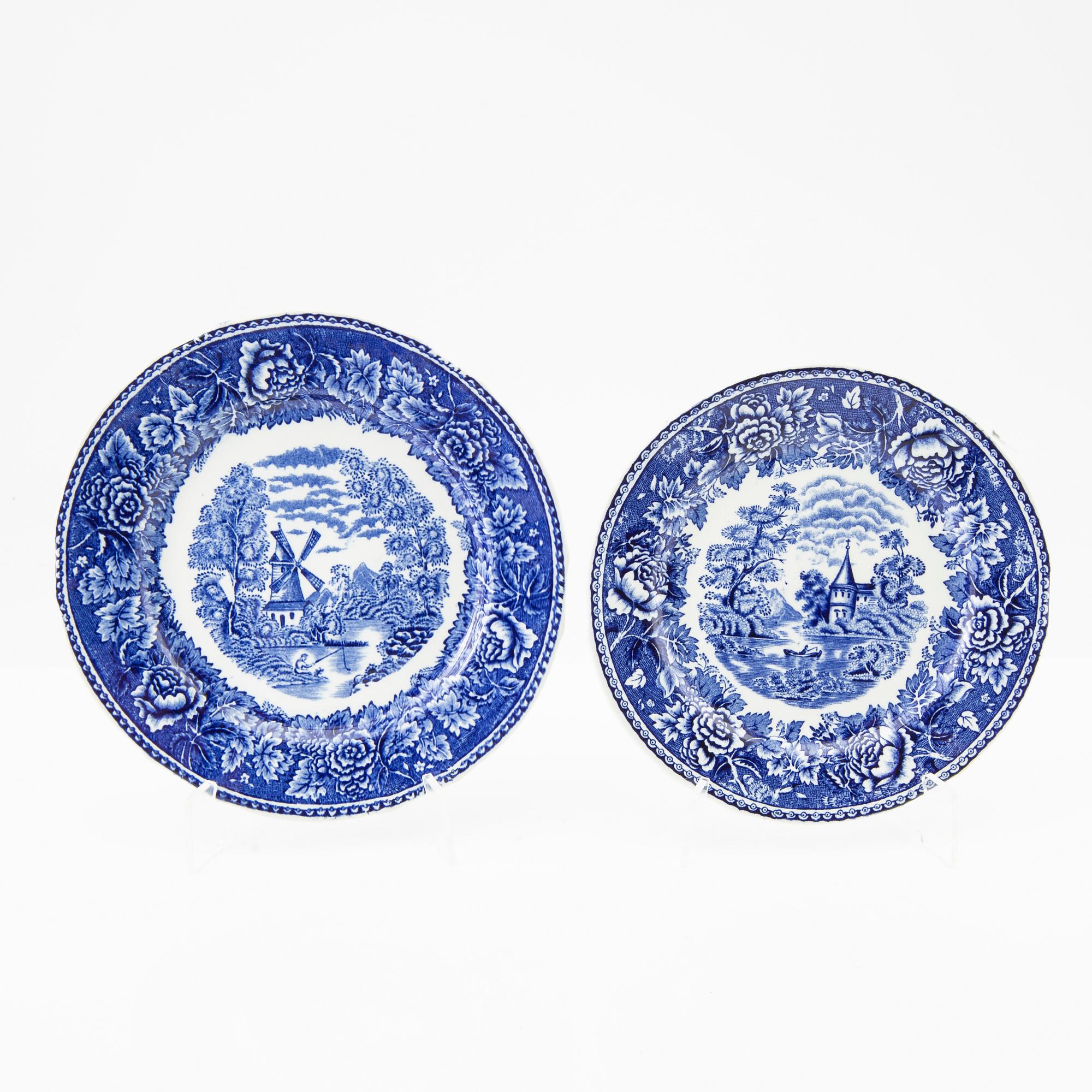 Reinhard Richter, service 56 pcs "Masema", Arabia stoneware Finland 1941-64.