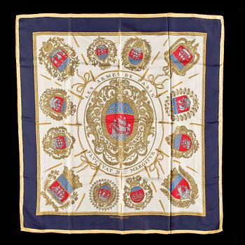 HERMÈS, scarf, "Les armes de Paris".
