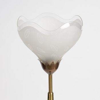 golvlampa, "RD 1176", Orrefors, 1950-tal.
