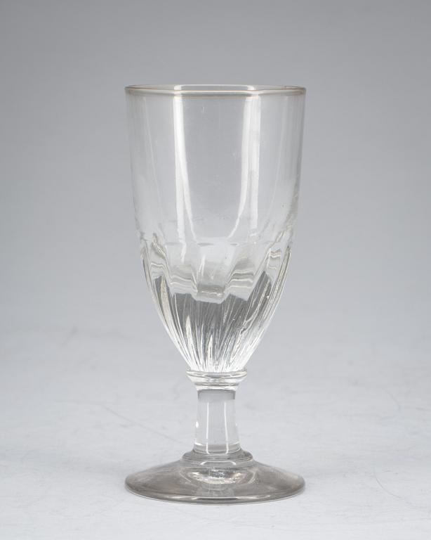 VINGLAS, 24 snarlika. Frankrike, 1800-tal.