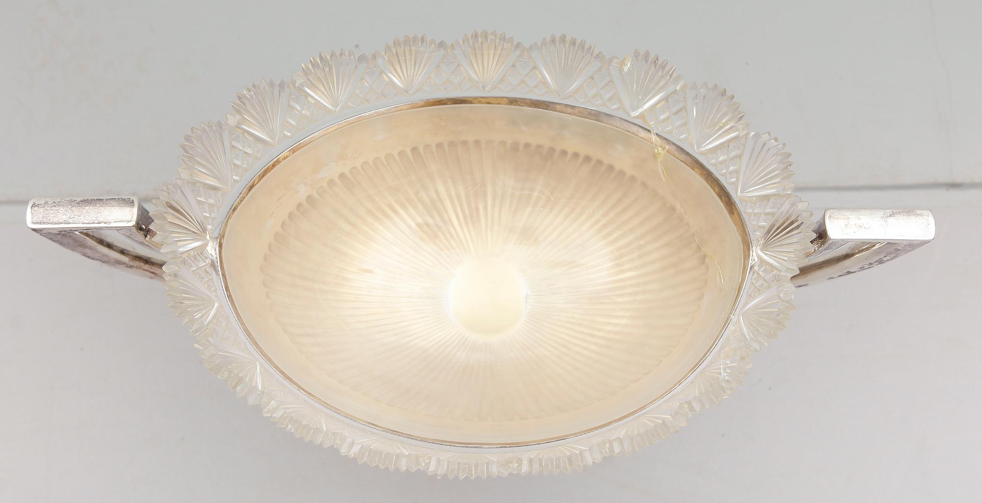 JARDINJÄR, silver, K Andersson, Stockholm 1906. Vikt ca 1026 gram.