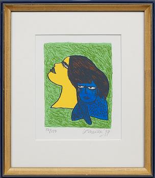 Beverloo Corneille · BEVERLOO CORNEILLE, färglitografi, signerad, numrerad 37/250 och daterad -97.