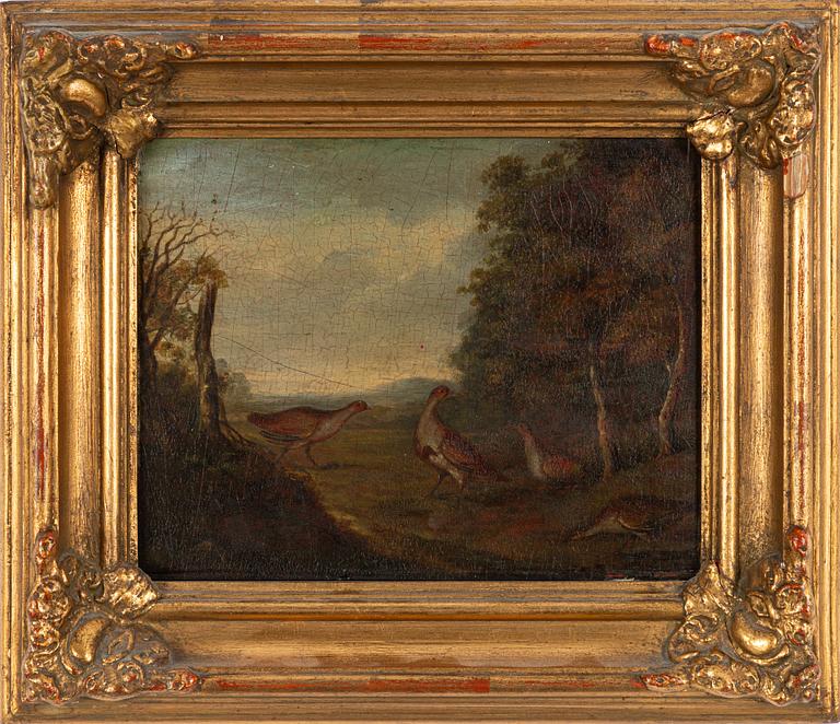 Unknown artist, 17th/18th century, Birds in a grove.