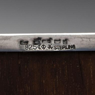 CIGARRLÅDA, sterling silver, Helsingfors 1962.