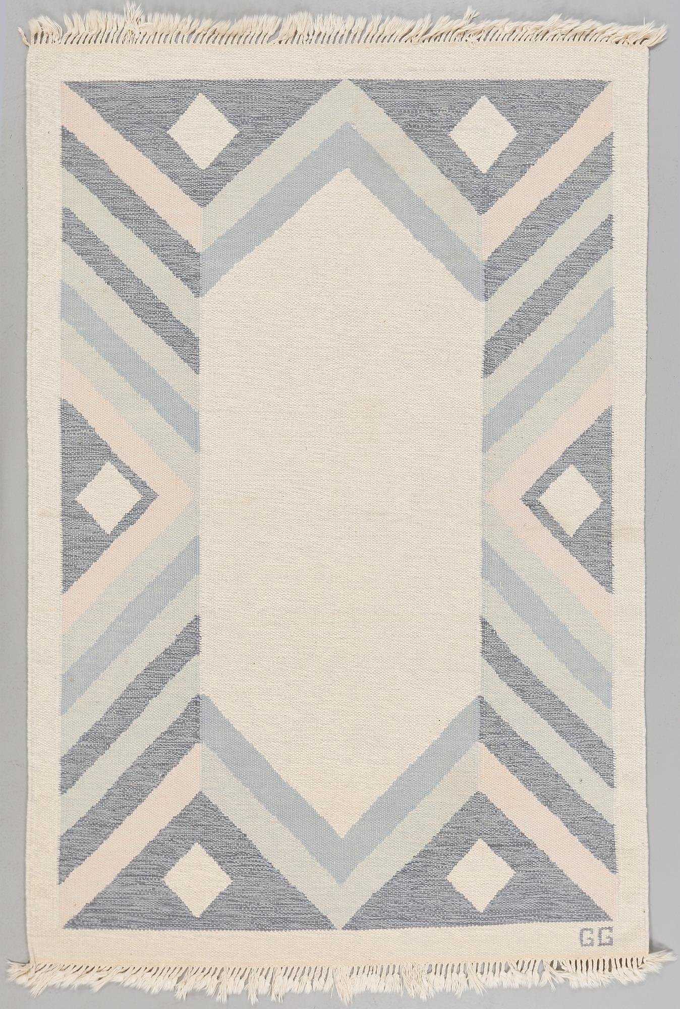 MATTA, rölakan, monogramsignerad GG, troligen Gitt Grännsjö-Carlsson, ca 196x 140 cm.