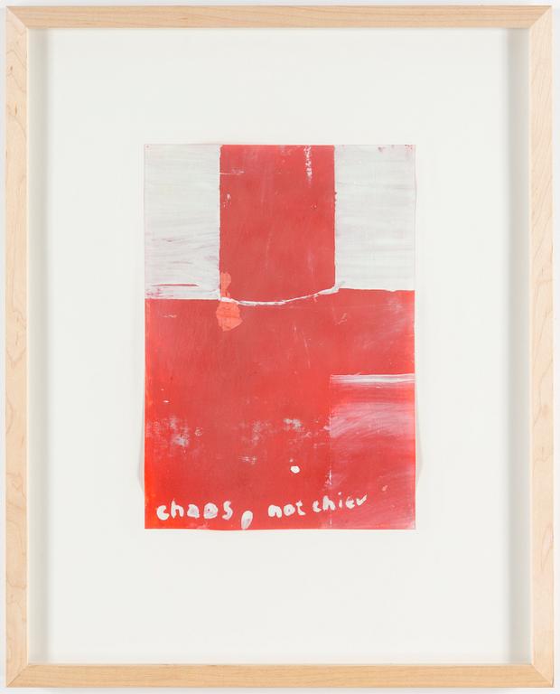 ANDERS WIDOFF, olja på melitrace, 1996.