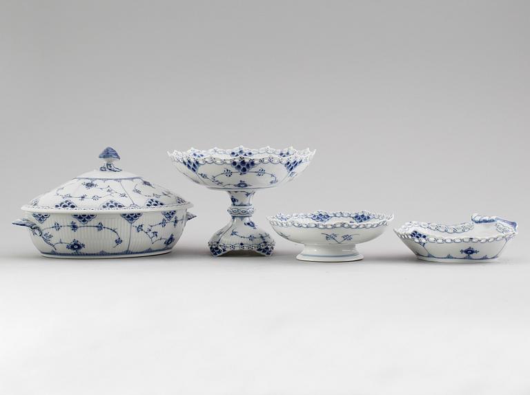 SERVISPORSLIN, 4 delar, Royal Copenhagen.