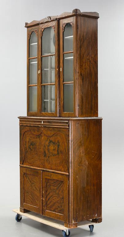 KLOCKSKÅP, Färila, Hälsningland, bär texten Olof Månsson snickare samt daterad 1878.