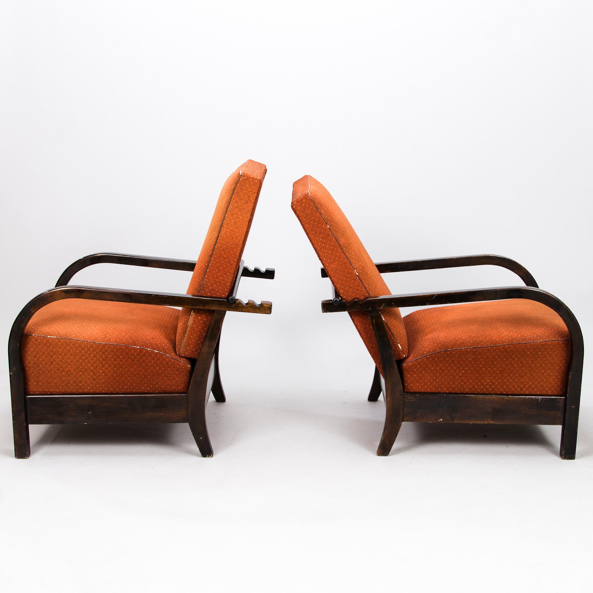 A 1930's 'Mainio' armchairs for Asko Finland.