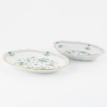 Meissen, mat-och kaffeservis, 59 delar, "Indische Malerei Grün", Tyskland.
