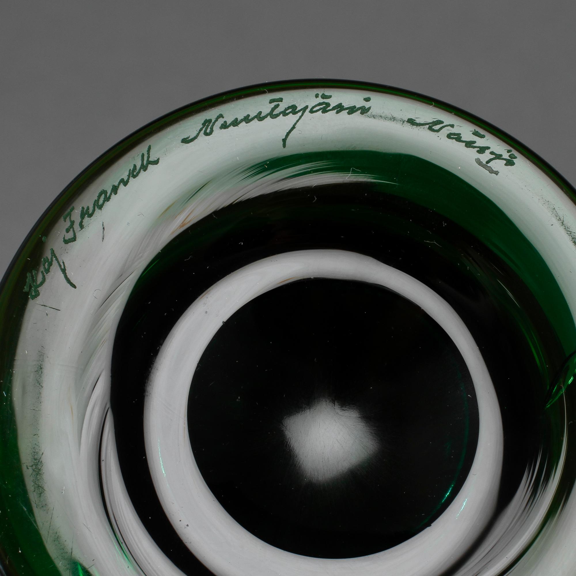 POKAL, glas, Kaj Franck, Nuutajärvi Notsjö, signerad.