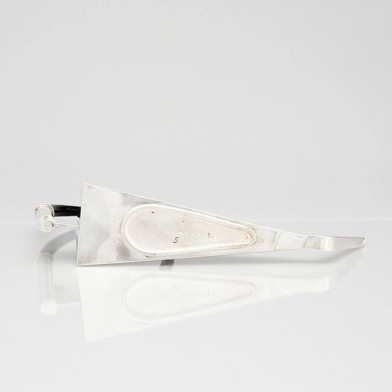 Karlheinz Sauer, kanna, egen studio, Kalmar 2016, sterling silver.