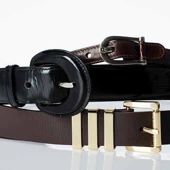 SKÄRP, 3 stycken, Salvatore Ferragamo, Etienne Aigner och Michael Kors.