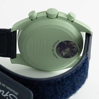 Omega/Swatch, MoonSwatch, "No Reserve", collection of 14 pcs, chronograph, wristwatches, 42 mm.