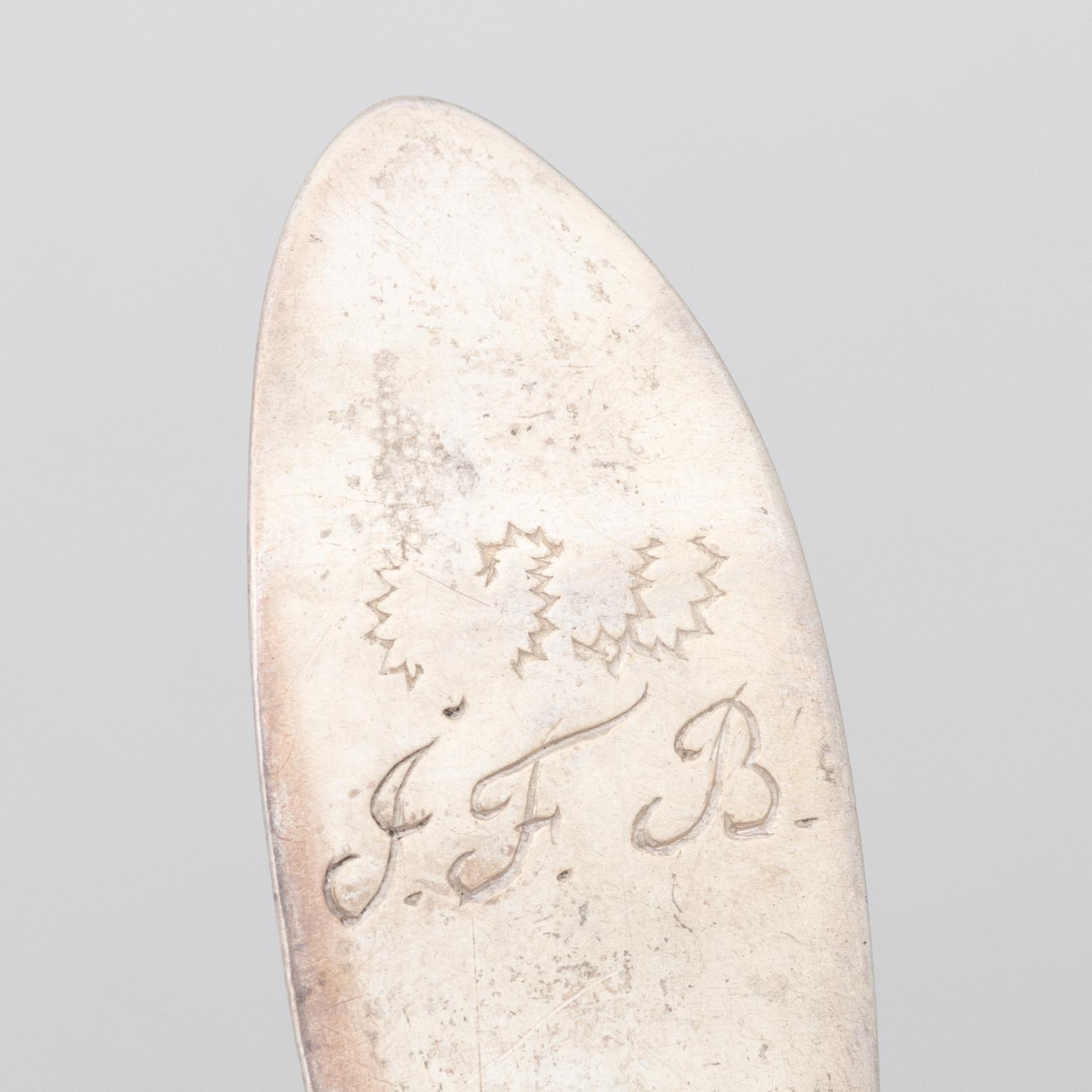Spoons, 24 pieces, silver, Sweden, 18th–19th century.