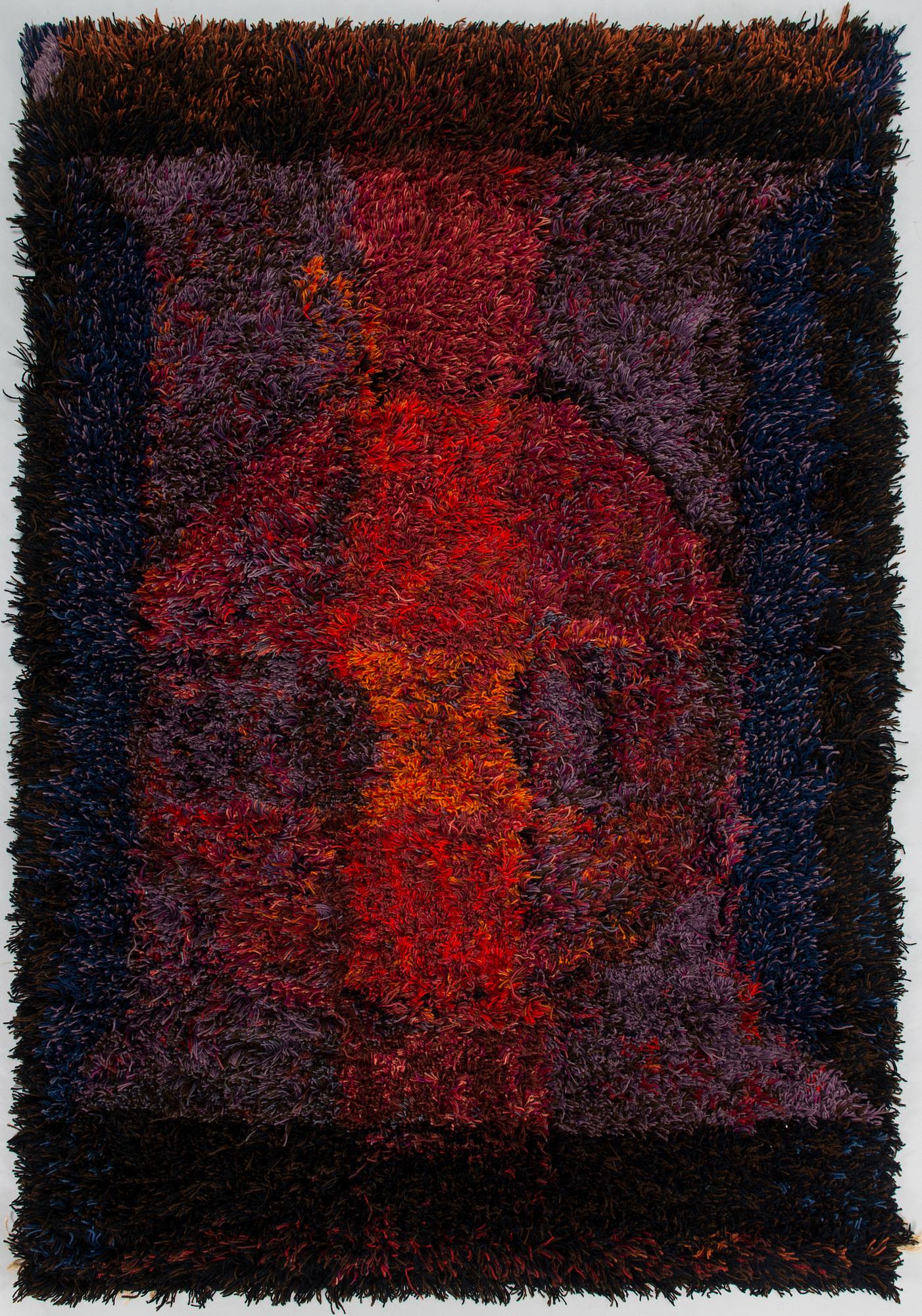 Leena-Kaisa Halme, a Finnish ryijy-rug for Neovius. Ca. 150 x 105 cm.