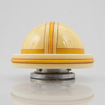 Ceiling lamp, functionalist, possibly Poland, 1930s.