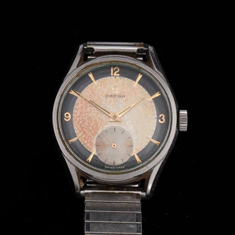 ARMBANDSUR, herr, 3st, stål och doublé Omega och Seiko, 1950-70-tal.