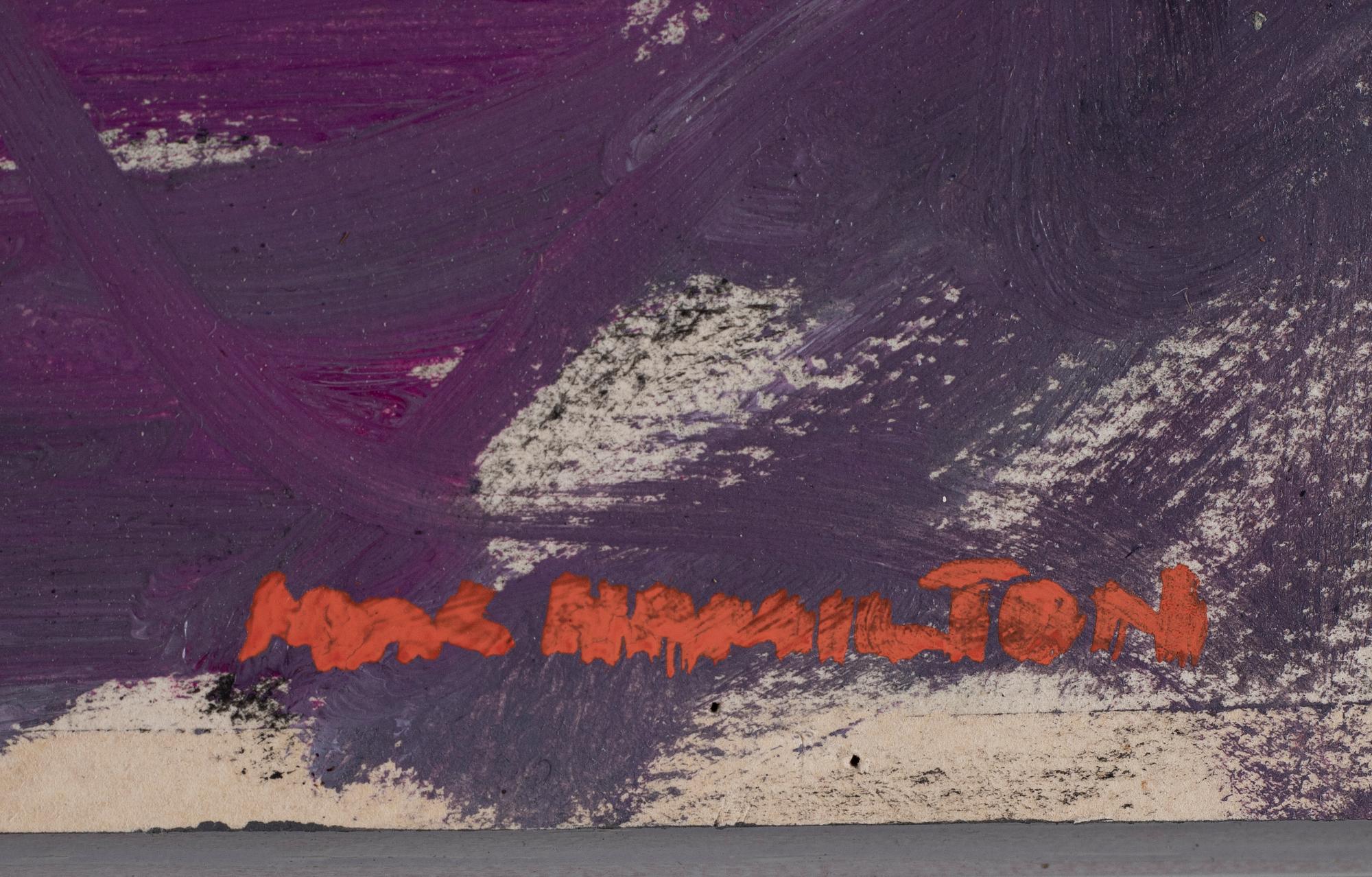 MAC HAMILTON, oil on paper laid down on panel, signed Mac Hamilton. Executed in 1987.