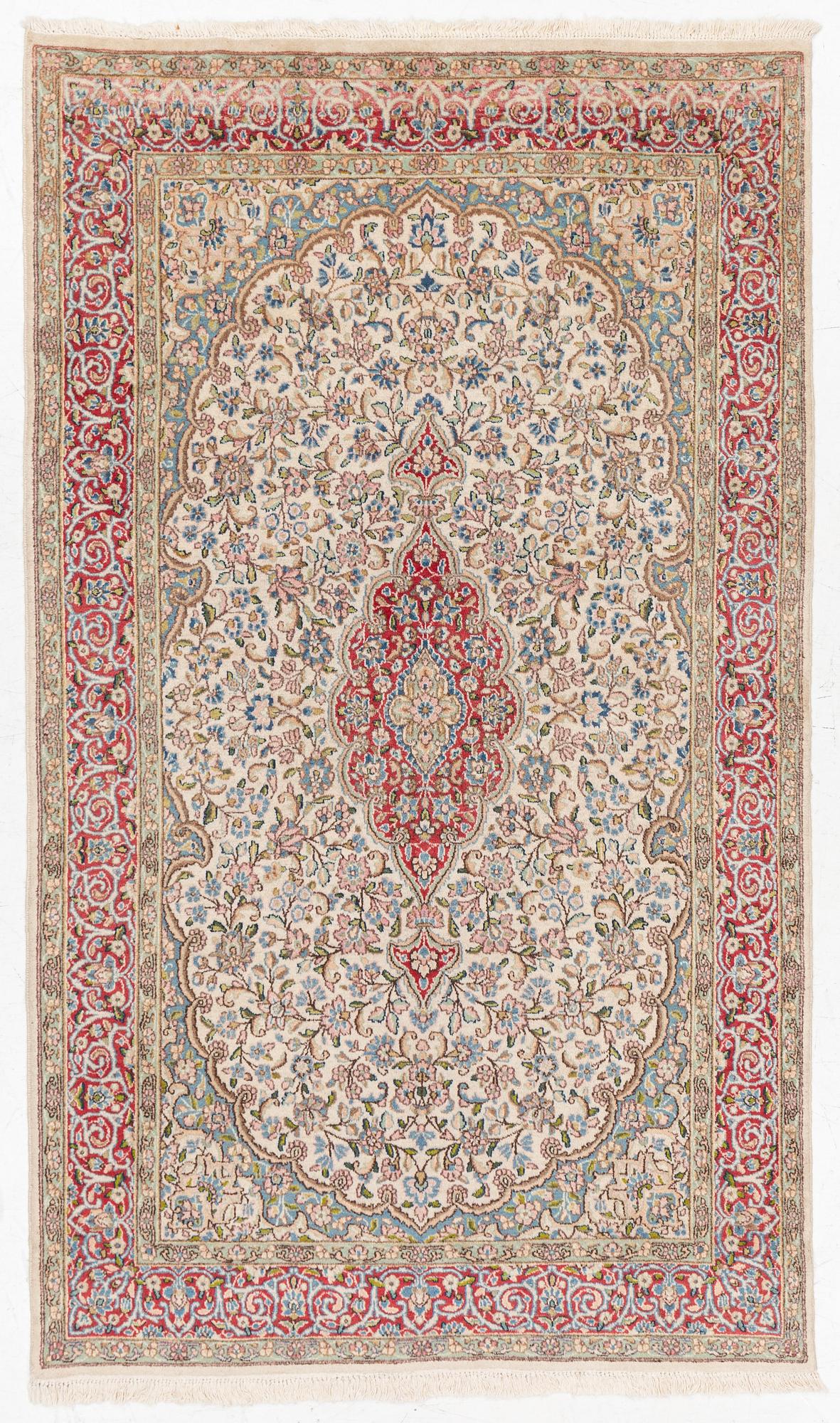 Rug, Kirman, approx. 260 x 148 cm.