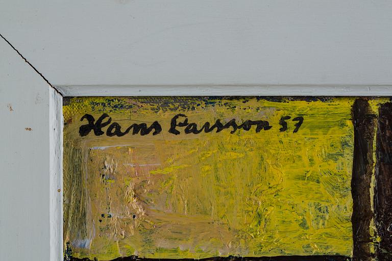 HANS LARSSON, olja på duk, signerad och daterad -57.