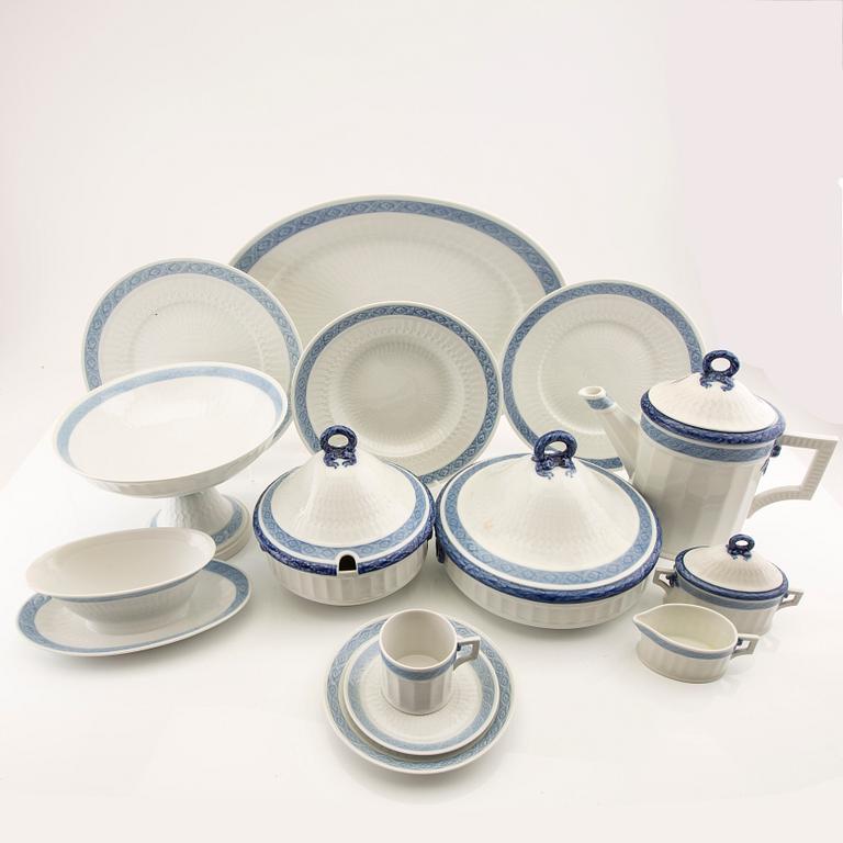 Servis 71 dlr Blå Vifte Royal Copenhagen porslin.