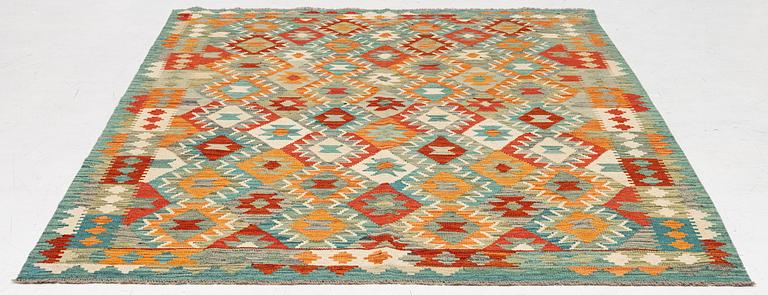 Kelim, modern, approx. 250 x 170 cm.