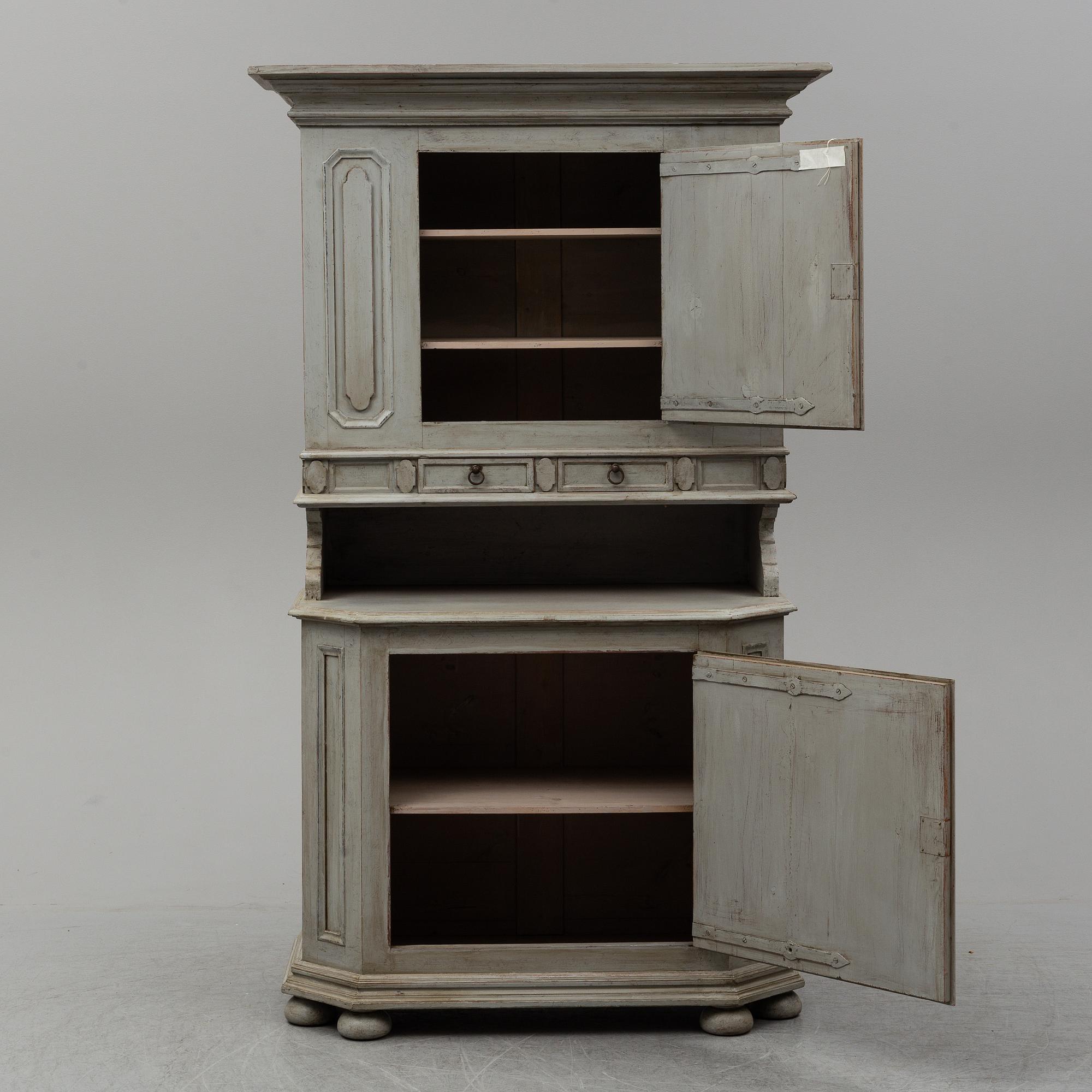 A 19th Century Baroque style cupboard.