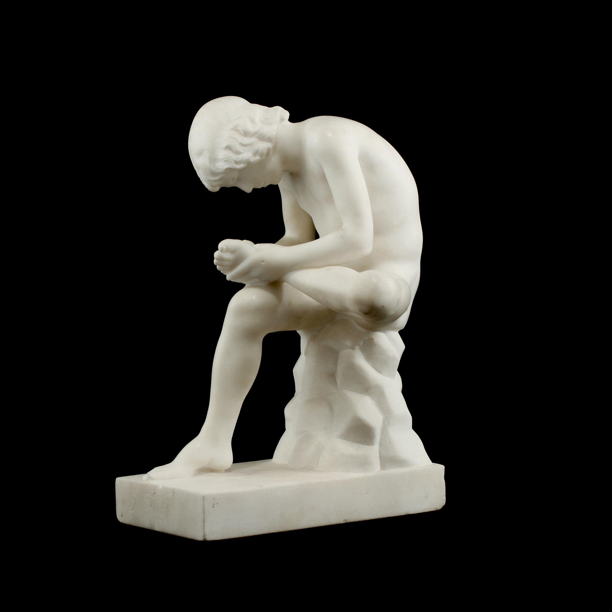 SKULPTUR, marmor, 1900-talets första hälft.