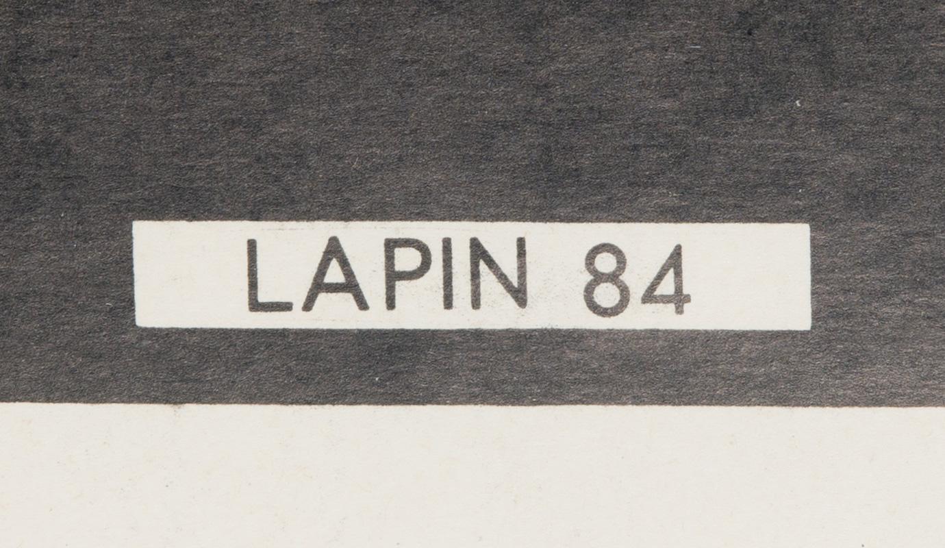 Leonhard Lapin, two exhibition posters, offset, 1980's.