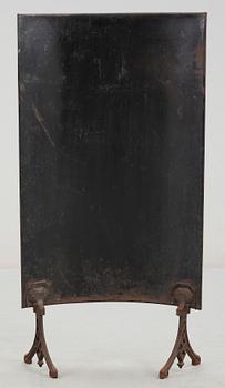 BRASSKÄRM, plåt, 1800-talets senare hälft.