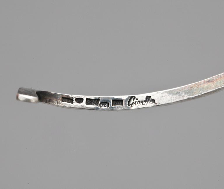 HALSBAND, silver Claes Gierta, Stockholm år 2000. Vikt 29 gr.