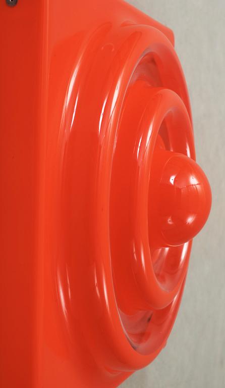 VÄGG/TAKLAMPA, "Ring Lamp", Verner Panton för Louis Poulsen, Danmark. Formgiven 1969.