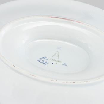 SERVIS, 58 delar, fajans, Aluminia, "Tranquebar", Danmark.