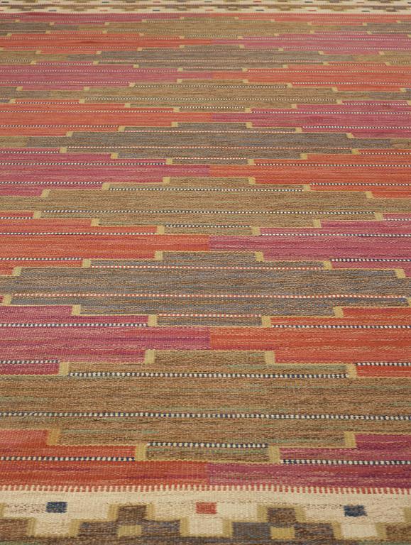 Märta Måås-Fjetterström, A CARPET, "Bruna heden", flat weave, ca 451,5 x 317 cm, signed MMF.