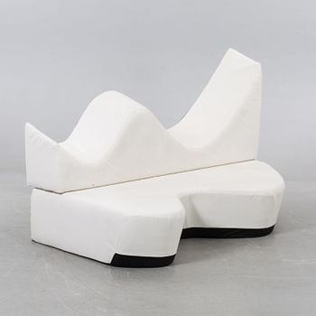 SOFA, sculptural, 2 parts. 1970s.