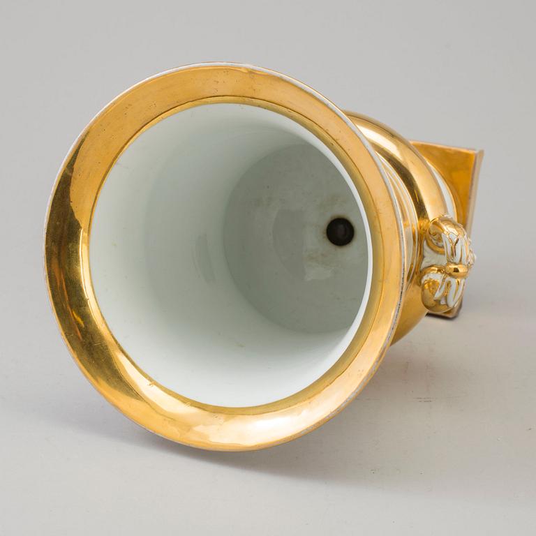 URNA, Meissen, porslin, Tyskland, 1800-tal.