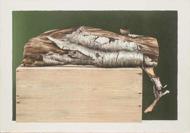 PHILIP VON SCHANTZ, färglitografi, signerad, numrerad 52/160 och daterad -82.