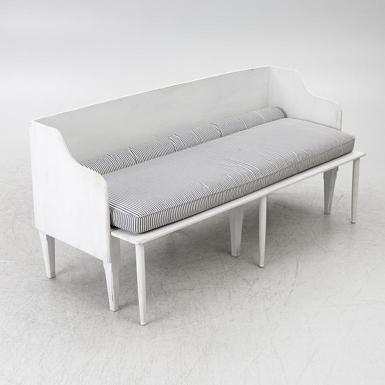 Sofa bed, Gustavian style, designed by Ingela Westergaard.