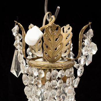 A chandelier, early 20th Century.