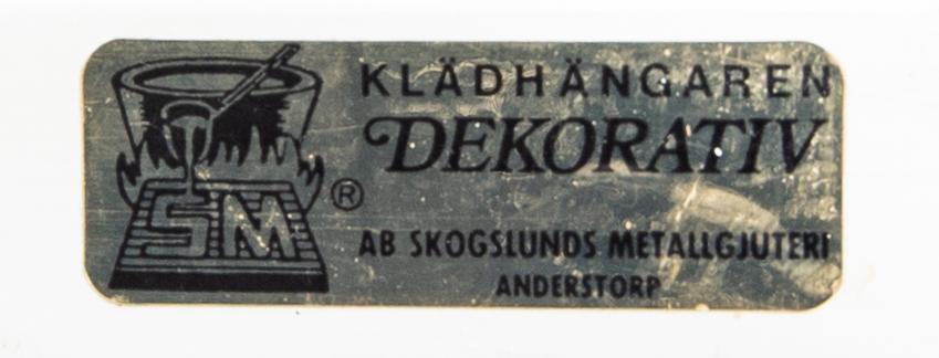 THREE HANGERS, Anderstorp, second half of the 20th century.