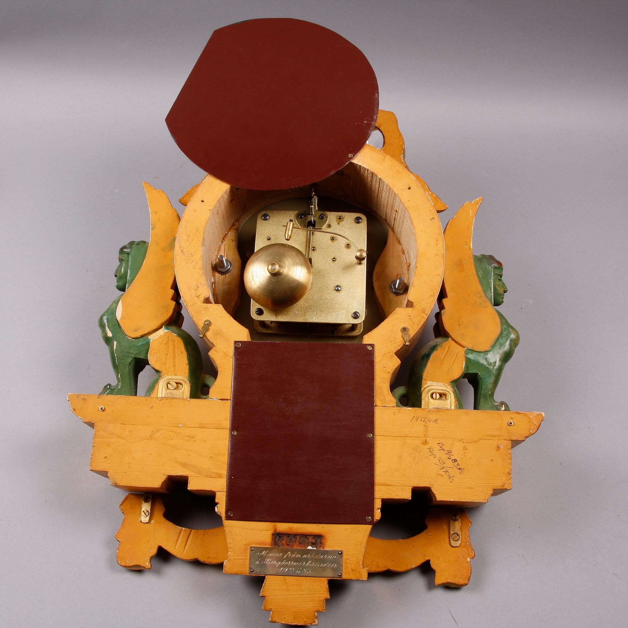 VÄGGPENDYL, empirestil, 1900-talets mitt.